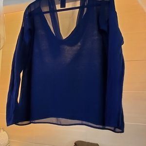 central park west shear back sweater